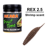 Silicone bait AKARA  Trout Time REX 2,5 Shrimp Scent
