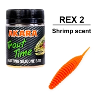 Silicone bait AKARA  Trout Time REX 2 Shrimp Scent